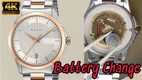 changing gucci watch battery.